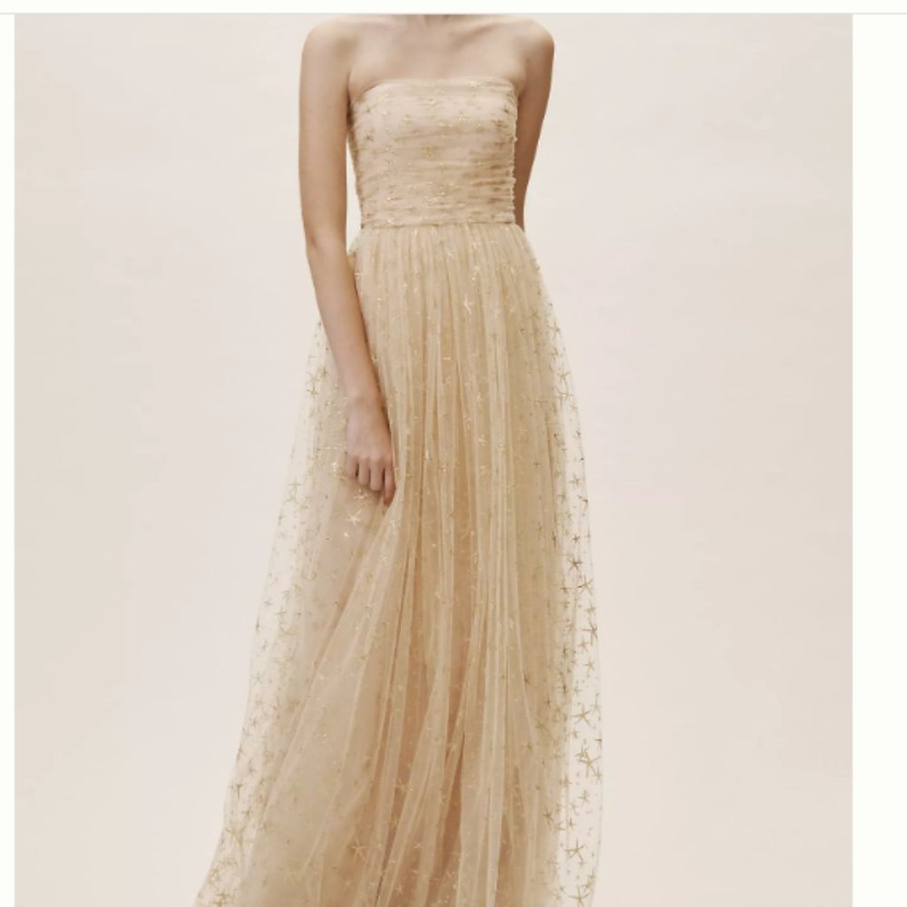 Gold Star Dress